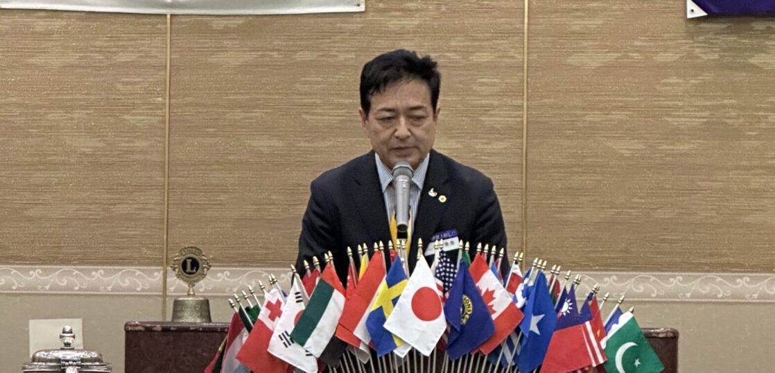 会長L吉増浩志の挨拶 スローガン 原点回帰　いまこそ　W e sarve